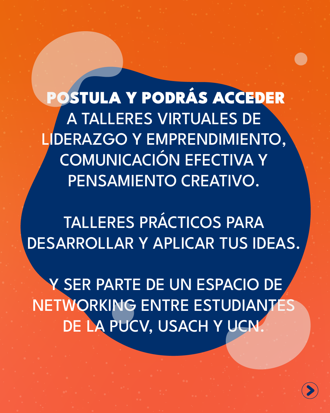 Programación talleres del "Growing Up: Cuéntanos tu Idea" 2025